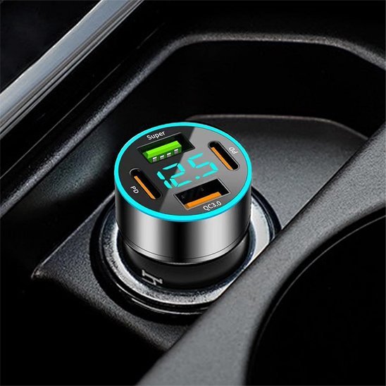 Chargeur Allume Cigare 4 - en - 1 | Rapido - Fallaitipenser auto accessoires