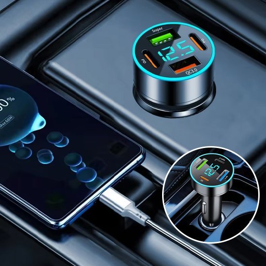 Chargeur Allume Cigare 4 - en - 1 | Rapido - Fallaitipenser auto accessoires