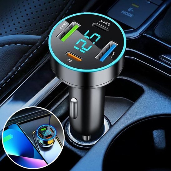 Chargeur Allume Cigare 4 - en - 1 | Rapido - Fallaitipenser auto accessoires