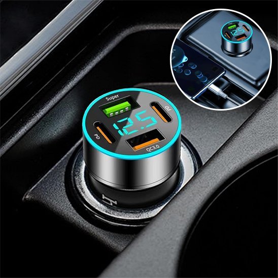 Chargeur Allume Cigare 4 - en - 1 | Rapido - Fallaitipenser auto accessoires
