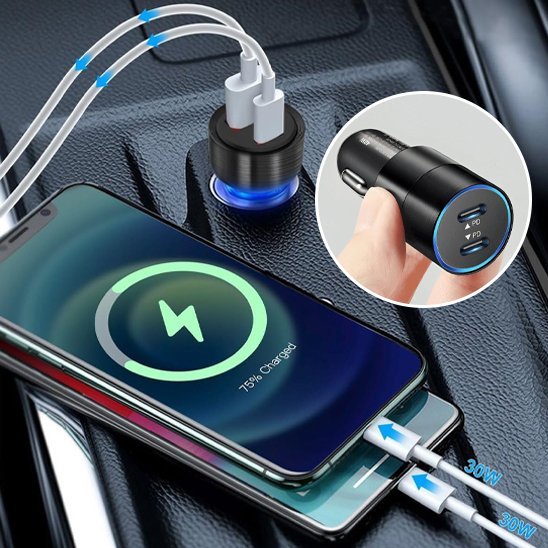Chargeur Allume Cigare | TurboCharge PD - Fallaitipenser auto accessoires