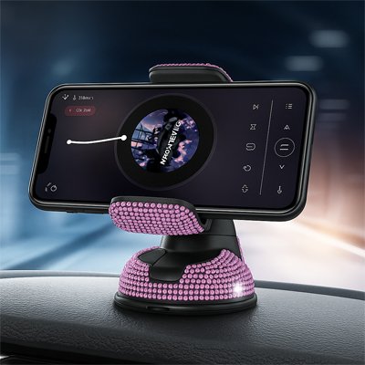 Support téléphone voiture | Glamour Cristal