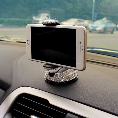 Support téléphone voiture | Glamour Cristal