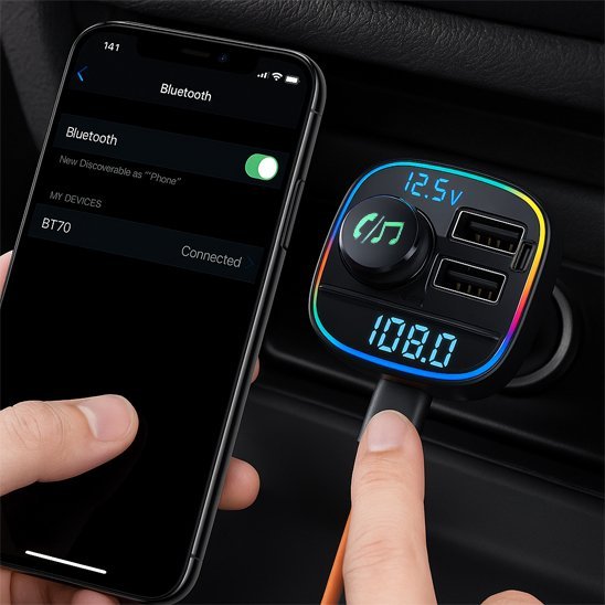 Transmetteur FM Bluetooth | SoundWave - Fallaitipenser auto accessoires