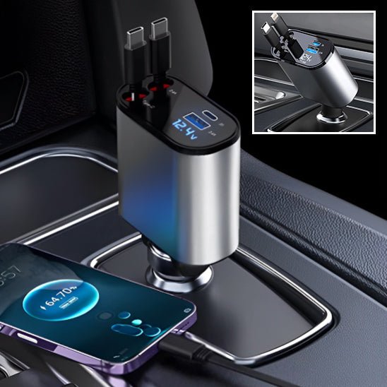 Chargeur allume cigare/2X rétractable™ - Fallaitipenser auto accessoires