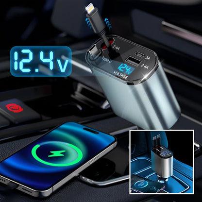 Chargeur allume cigare/2X rétractable™ - Fallaitipenser auto accessoires