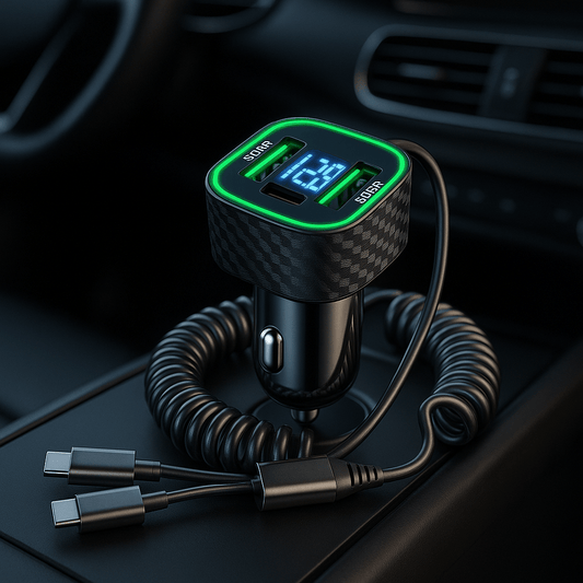 chargeur allume cigare/fil à ressort™ - Fallaitipenser auto accessoires