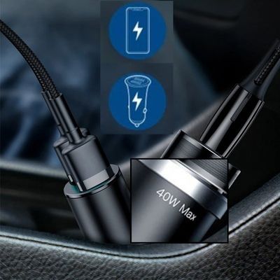 chargeur allume cigare/y double usb une prise cigare™ - Fallaitipenser auto accessoires