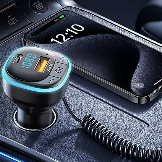 Chargeur telephone voiture | Bluetooth FM - Fallaitipenser auto accessoires