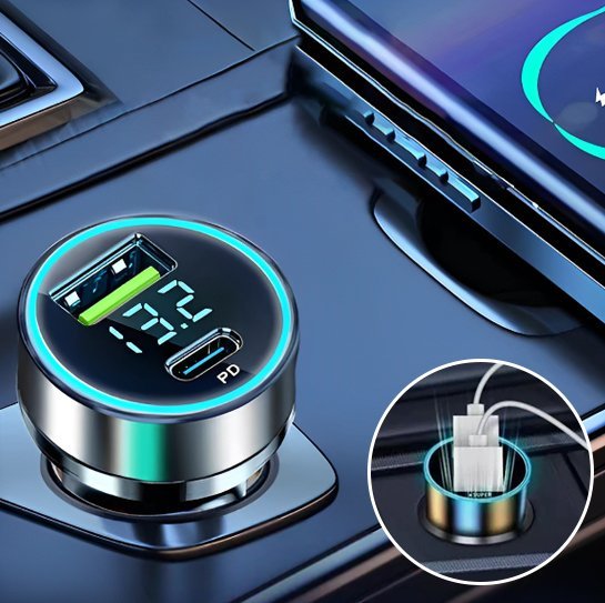 Chargeur telephone voiture | PowerDual - Fallaitipenser auto accessoires
