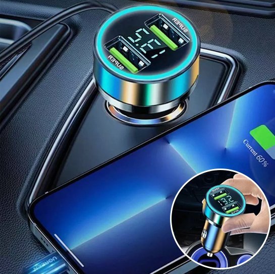Chargeur telephone voiture | PowerDual - Fallaitipenser auto accessoires