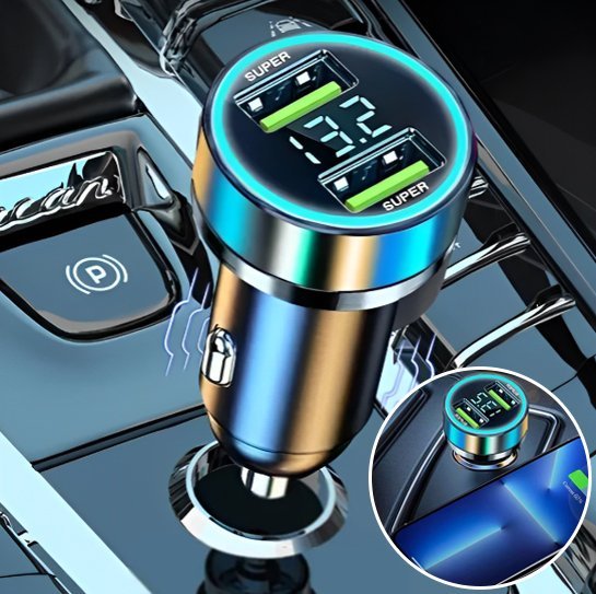 Chargeur telephone voiture | PowerDual - Fallaitipenser auto accessoires