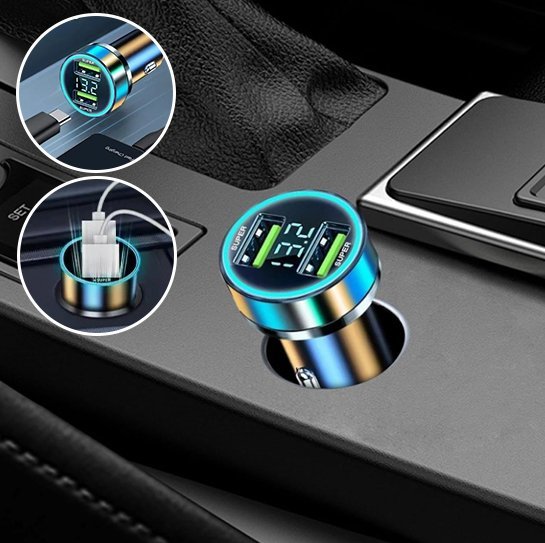Chargeur telephone voiture | PowerDual - Fallaitipenser auto accessoires
