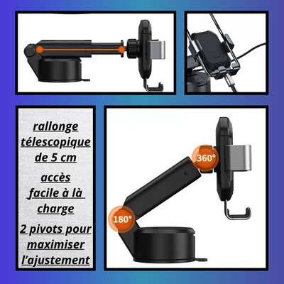 Support de telephone Baseus télescopique - Fallaitipenser auto accessoires